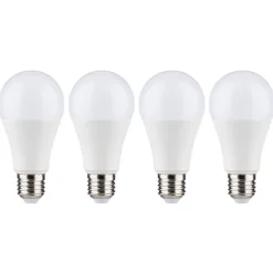 LED-pære E27 12W 2.700K opal i pakke med 4. stk.