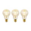 LED-pære E27 6,5 W 825 rav 3-trins-dæmper, 3 stk