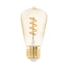 LED-pære E27 4W ST48 2.000K Filament ravfarvet dæmpbar