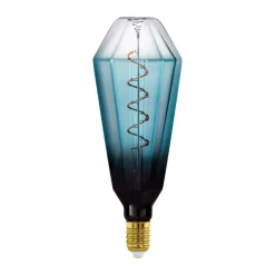 LED-pære E27 4W T100 2.000K filament blå dæmpbar