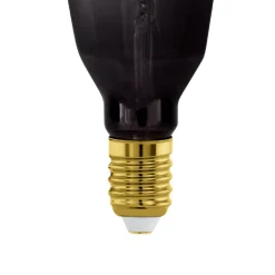 LED-pære E27 4W T100 1.800K Filament røgfarvet dæmpbar