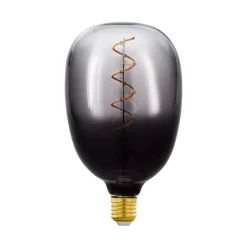 LED-pære E27 4W T120 1.800K Filament røgfarvet dæmpbar