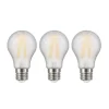 LED-pære Filament mat E27 A60 3,8W 2700K 806 lm 3er