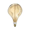 LED-pære Giant Drop E27 5W Filament 918 dim guld