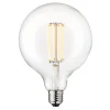 LED-pære Globe, E27, Ø 12,5 cm, 3,5 W, 2.200 K, dæmpbar