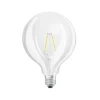 LED-pære Globe G125 E27, 2,5 W klar glødetråd 2.700 K