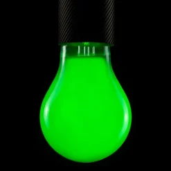 LED-pære, grøn, E27, 2 W, dæmpbar