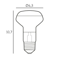 LED-pære Reflektor, E27, 5 W, 2.700 K, dæmpbar
