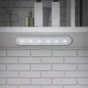 LED Push Light Row, batteridrift, 6.500 K, 30 cm