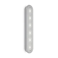 LED Push Light Row, batteridrift, 6.500 K, 30 cm