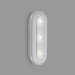 LED Push Light Row, batteridrift, 6.500 K, 15 cm