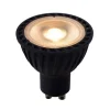 LED-reflektor GU10 5W dim to warm, sort