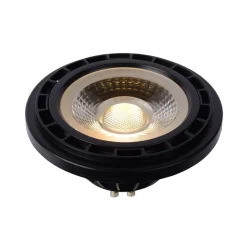 LED-reflektor GU10 12 W 3.000 K, dim to warm, sort