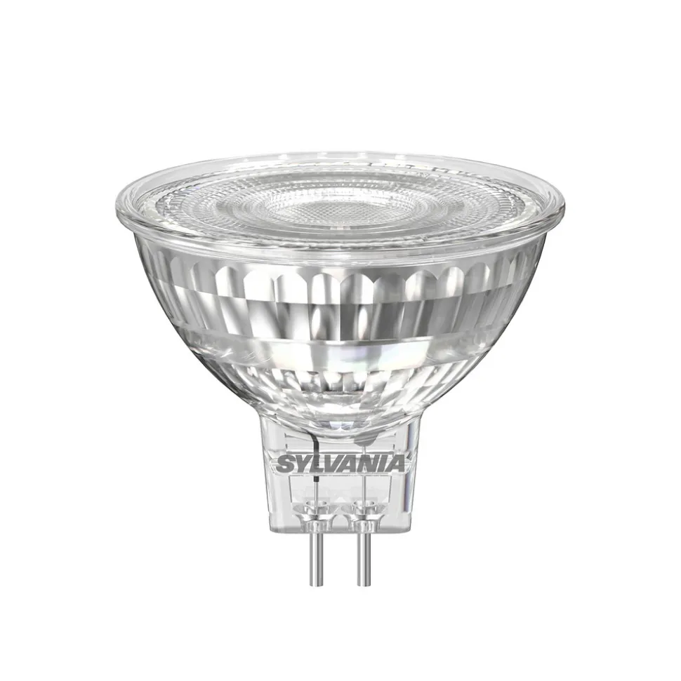 LED-reflektorpære Superia GU5,3 MR16 4,3W klar 2.700 K dæmpbar