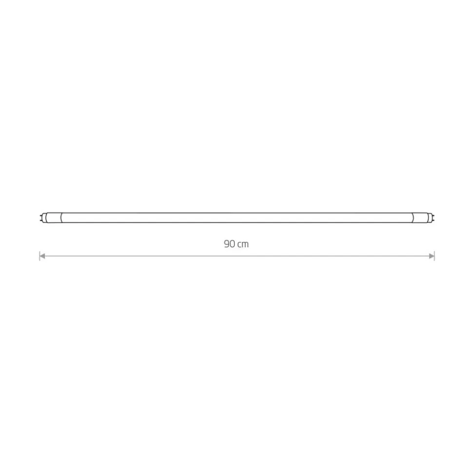 LED-rørpære Længde 90 cm Rørpære G13 T8, 16 W klar 3.000 K