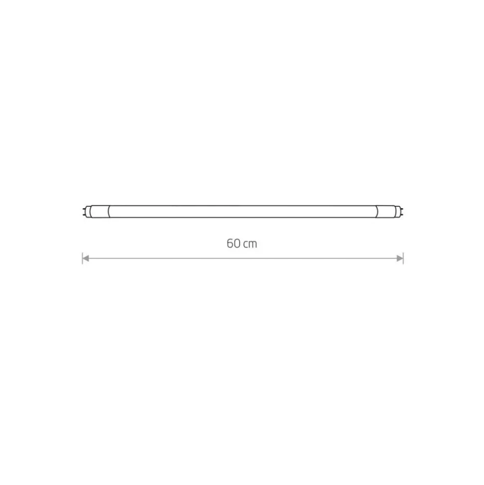 LED-rørpære Længde 60 cm Rørpære G13 T8, 11 W klar 3.000 K