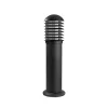LEDS-C4 Balizas Gitter-sokkellampe, antracit, aluminium E27