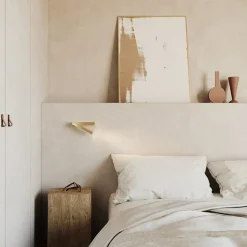 LEDS-C4 Hall Slank LED-læselampe med LED-guld