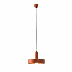 LEDS-C4 Keops 1-pendellampe, terracotta-mat, Ø 28 cm, aluminium