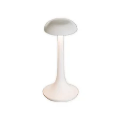 LEDS-C4 LED-bordlampe Portobello, hvid, dæmper, ABS
