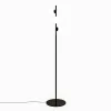 LEDS-C4 LED-gulvlampe Perlina, højde 170 cm, sort, stål