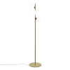 LEDS-C4 LED-gulvlampe Perlina, højde 170 cm, guldfarvet