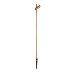 LEDS-C4 LED-spot med jordspyd Juncus 1, brun, 2.700 K