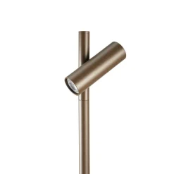 LEDS-C4 LED-spot med jordspyd Juncus 1, brun, 2.700 K