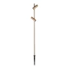 LEDS-C4 LED-spot med jordspyd Juncus 2, 3.000 K, brun