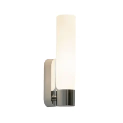 LEDS-C4 LED-væglampe Dresden IP44, krom, aluminium, glas
