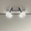 LEDS-C4 Mist væglampe badeværelse, 2 lysk., krom