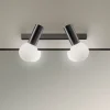 LEDS-C4 Mist væglampe badeværelse, 2 lysk., sort