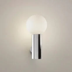 LEDS-C4 Mist væglampe til badeværelset, 1 lk. krom