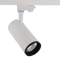 LED-skinnespot Lucea 3-faset 20W hvid