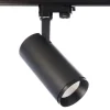 LED-skinnespot Lucea 3-faset 20W sort