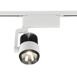 LED-skinnespot Radiator til DUOline, mat hvid, CCT