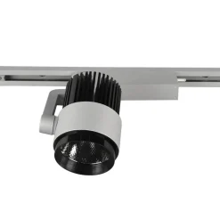 LED-skinnespot Radiator til DUOline, titanium mat, CCT