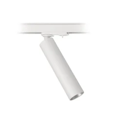 LED-skinnespot Slim 1-faset, hvid, aluminium, 5 W, 2.700 K