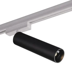 LED-skinnespot Trigga Volare 930 55° sort/krom