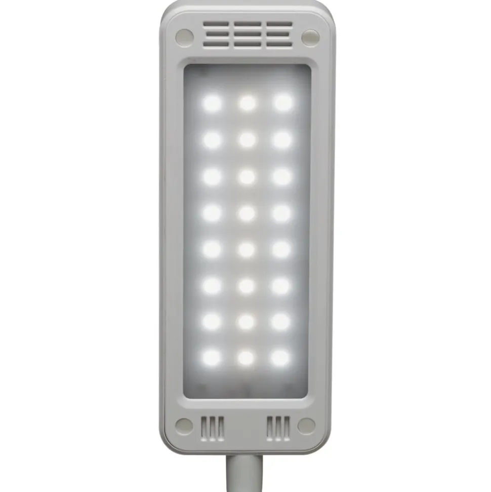 LED-skrivebordslampe MAULpearly, hvid, 38 cm, dæmpbar, CCT