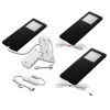LED Slim-Pad F underskabslampe 3 stk. 3.000 K sort