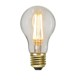 LED Soft Glow Memory, E27, 6,5 W, 2.100 K, dæmpbar, glødetråd