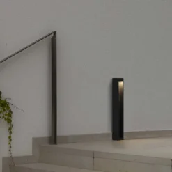 LED-sokkellampe Cerler, antracit, 60 cm, metal, IP65, CCT