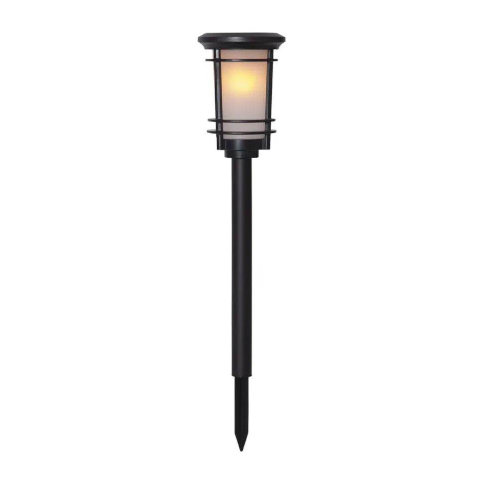 LED-sokkellampe solcelle Flame med flammeeffekt