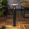 LED-sokkellampe Valletta Sensor sort metal 50 cm