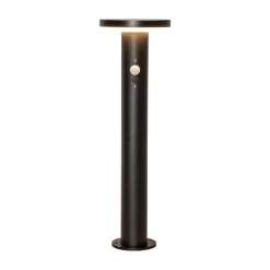 LED-sokkellampe Valletta Sensor sort metal 50 cm