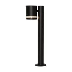 LED-sokkellampe Wien, sort, metal, højde 50 cm