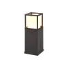 LED-sokkellampe Witham, 40 cm høj, antracit, CCT, IP54