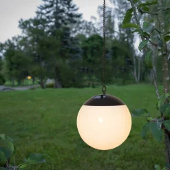 LED solar hængelampe Globus