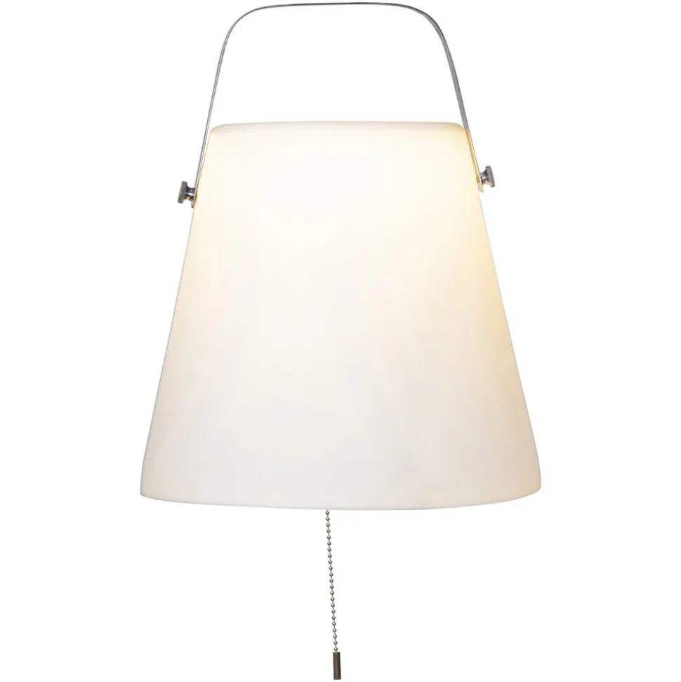 LED solar hængelampe Solia, Ø 28 cm